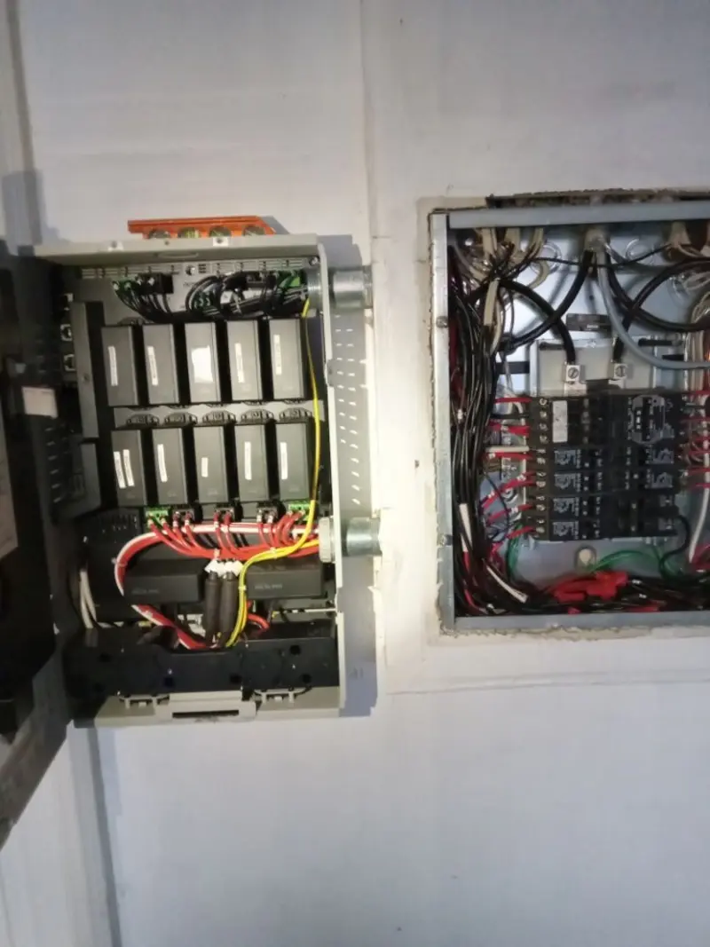Electrical panel upgrade completed for Security Camera Wiring in Port Charlotte